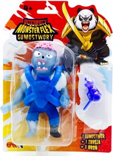 Figurina Gumostwory – zombie guerriero spaziale con pistola laser luminosa