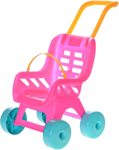 Passeggino in plastica per bambole – Buggy rosa