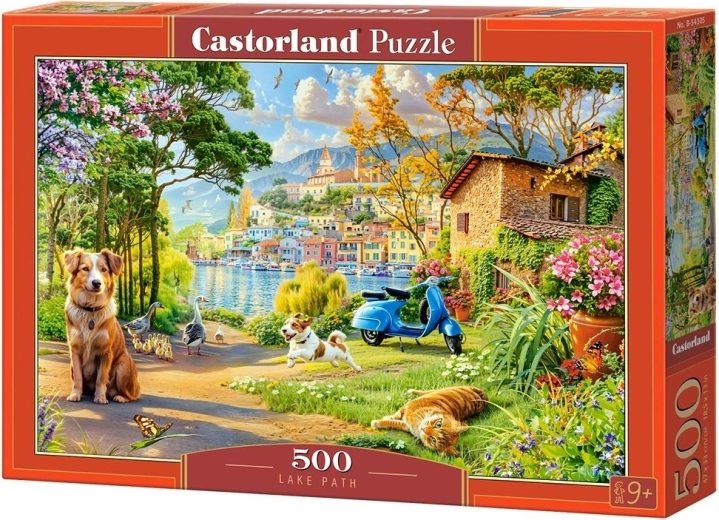 Puzzle Castorland Sentiero lungo il lago 500 pezzi