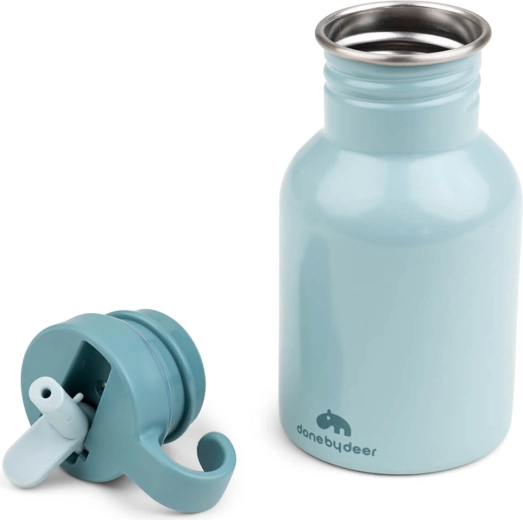 Done by Deer borraccia per bambini in acciaio inox Elphee blu 350 ml