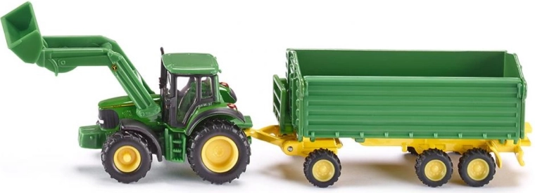 Siku Farmer trattore con rimorchio JOHN DEERE 1:87