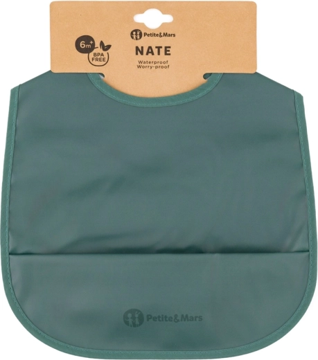 Bavaglino PETITE&MARS Nate Misty Green 6m+