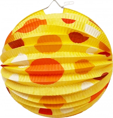 Lanterna di carta a sfera 25 cm