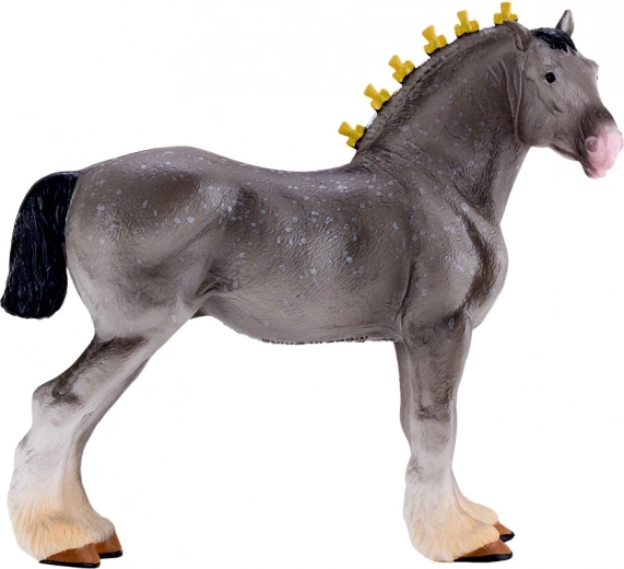 Mojo figurina cavallo Shire – grigio roano