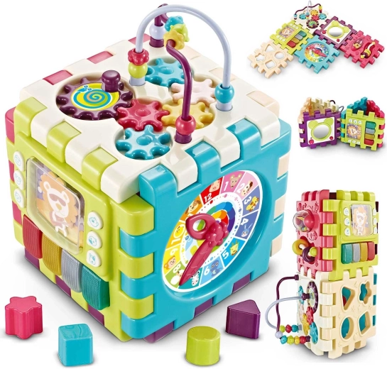 Cubo educativo con melodie Ricokids 10 in 1
