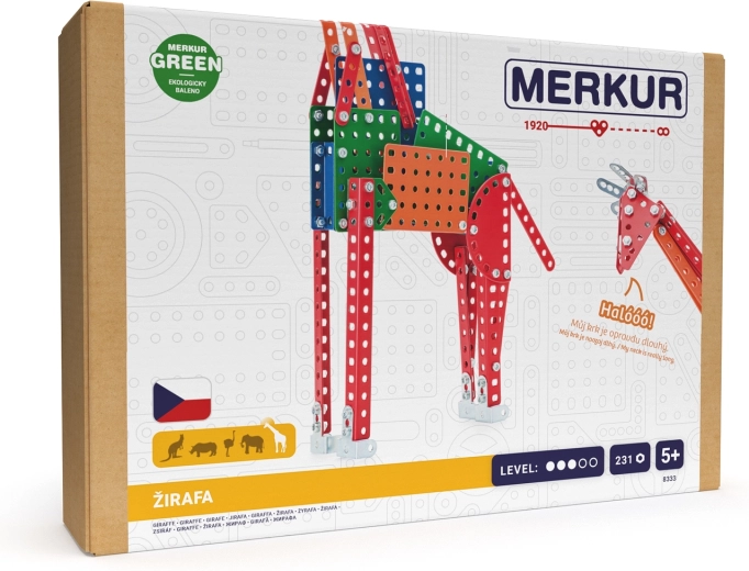 Merkur zoo giraffa, 231 pezzi