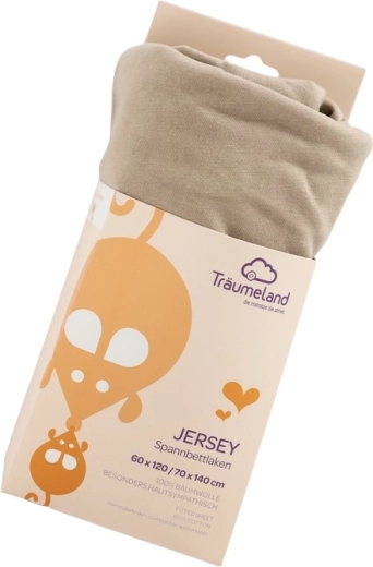 Träumeland lenzuolo jersey UNI taupe