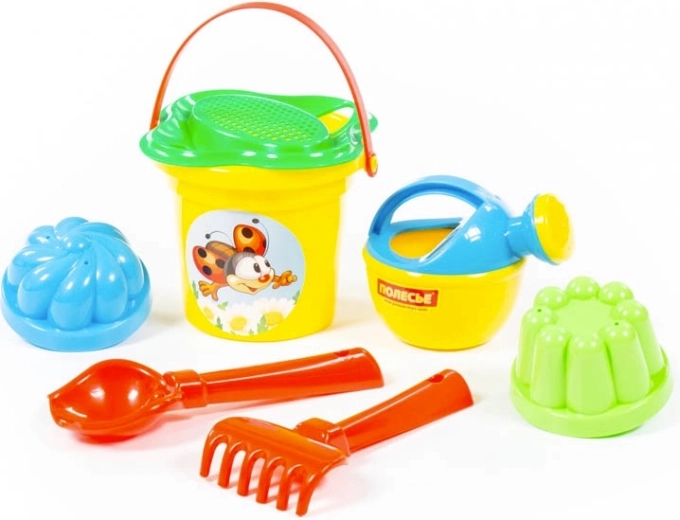 set per sabbia animaletto, 7 pezzi