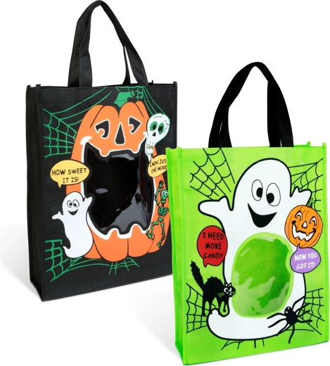Borsa regalo di Halloween con finestrella - 1 pezzo