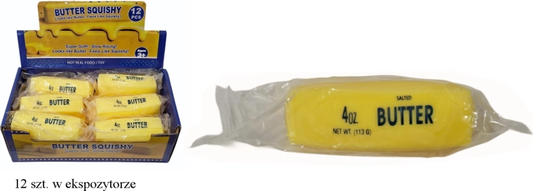 Squishy antistress a forma di burro