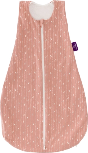 Träumeland sacco nanna GOTS Liebmich foglie rosa 70 cm
