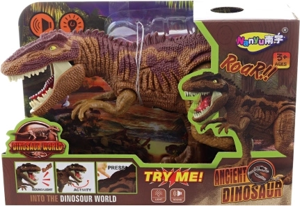 Dinosaurio a batterie con luce e suoni