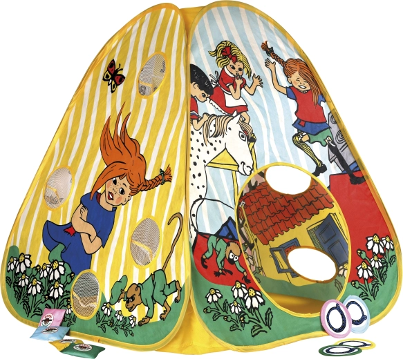 Tenda pop-up per bambini Pippi con 3 giochi in 1 - 1 pezzo