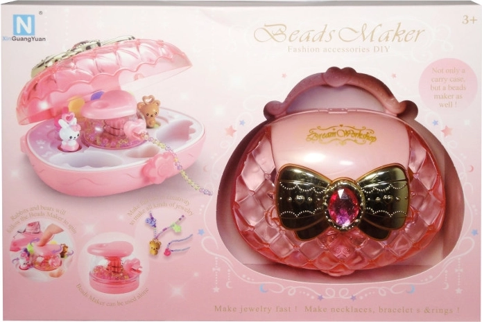 Set di perline e macchinetta per creare gioielli per bambini