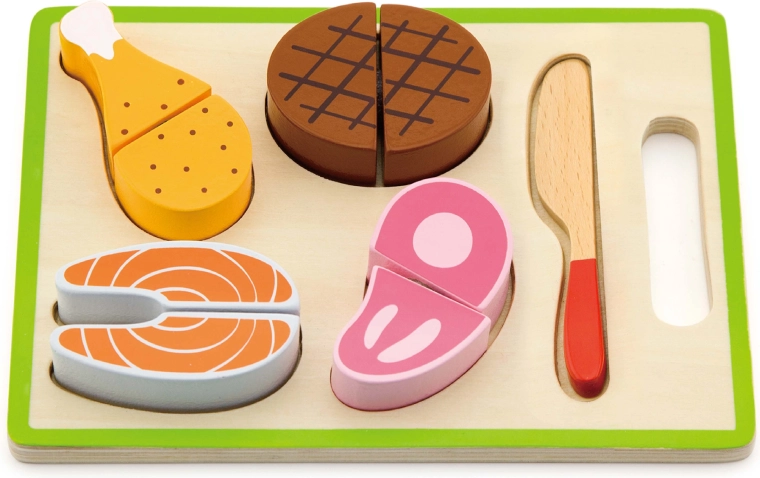 Babu puzzle in legno cibo