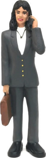 Statuetta imprenditrice 13,2 cm - 1 pezzo
