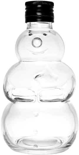 Bottiglia “Pupazzo di neve” 300 ml con tappo a vite in metallo 28 mm