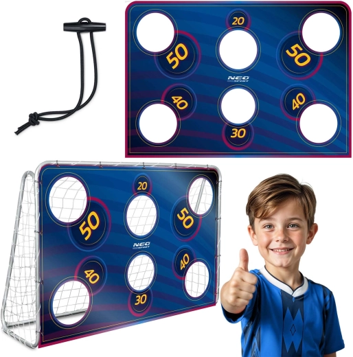 Neo-Sport telo bersaglio per porta da calcio 215 × 150 cm