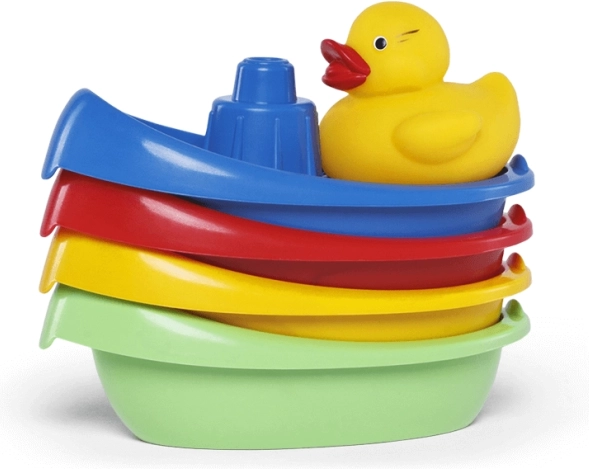 Barchette da bagno con paperella – set da 4 pezzi