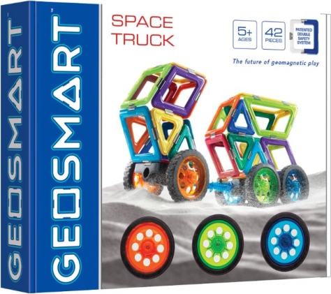 Costruzioni magnetiche GeoSmart Camion spaziale 42 pezzi