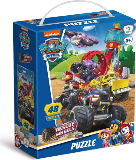 Puzzle con tema Paw Patrol: Salvataggio su ruote