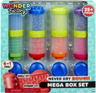Wonder Factory plastilina che non si secca e sabbia modellabile – mega set creativo