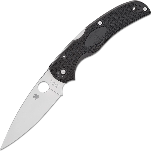 Coltello tascabile SPYDERCO Native Chief Lightweight, nero, satinato