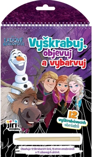 Gratta, scopri, colora Frozen