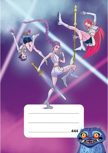 Quaderno scolastico 444 A4 K-pop - 1 pezzo