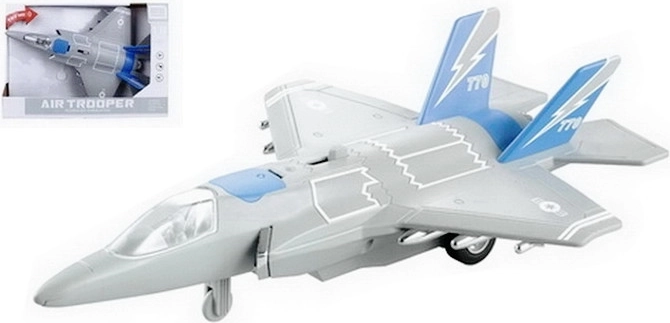 Aereo militare con luci e suoni