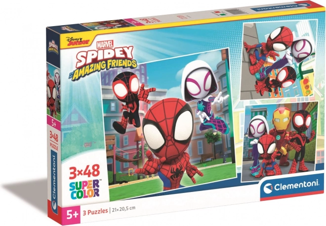 Puzzle CLEMENTONI Spidey e i suoi fantastici amici 3×48 pezzi