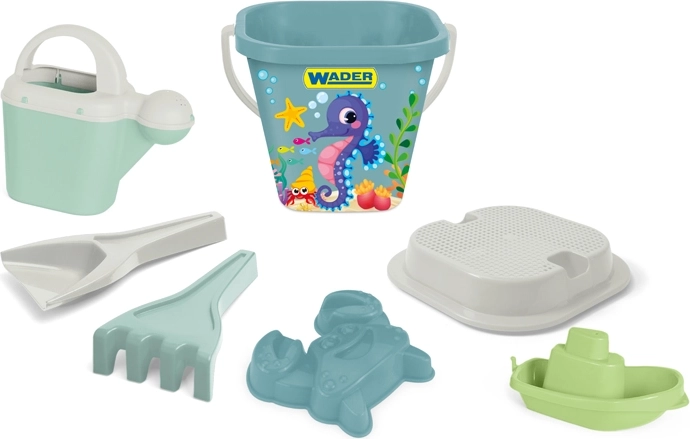 WADER Sea World set per la sabbia (7 pezzi)