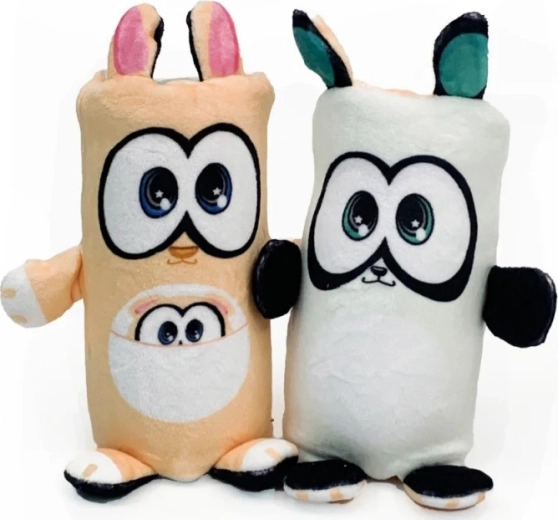 Giocattolo peluche reversibile Dublusie – canguro/panda