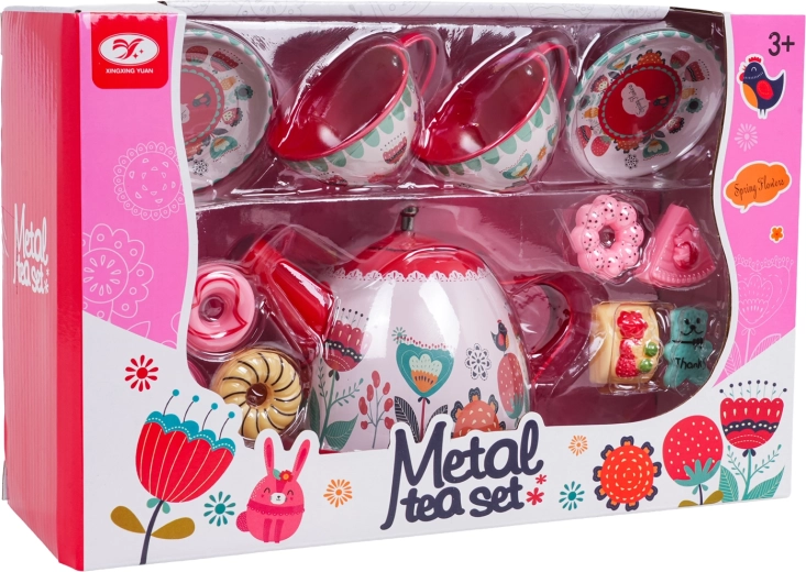 Set da tè in metallo per bambini