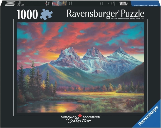 Puzzle Ravensburger Canadian Collection: Tre Sorelle, Alberta – 1000 pezzi