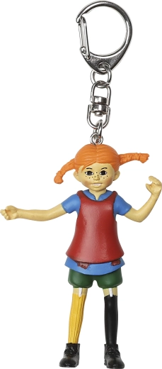 Pippi – portachiavi con statuina di Pippi Calzelunghe