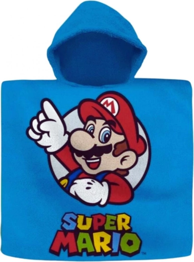 Poncho-asciugamano con cappuccio Super Mario (Euroswan) - 1 pezzo