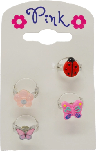 Set di anellini per bambini Pratino – 4 pezzi