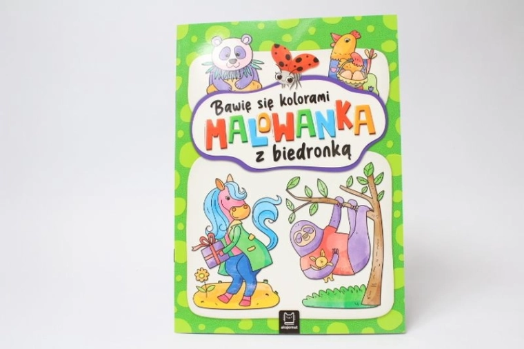 Aksjomat Mi diverto con i colori – album da colorare con la coccinella