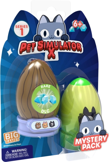 Ovetti con figurine PET SIMULATOR – set da 2 pz (8 cm)