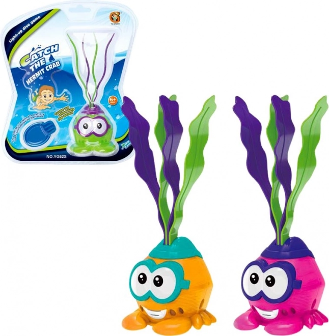 Granchio subacqueo con luce per bambini