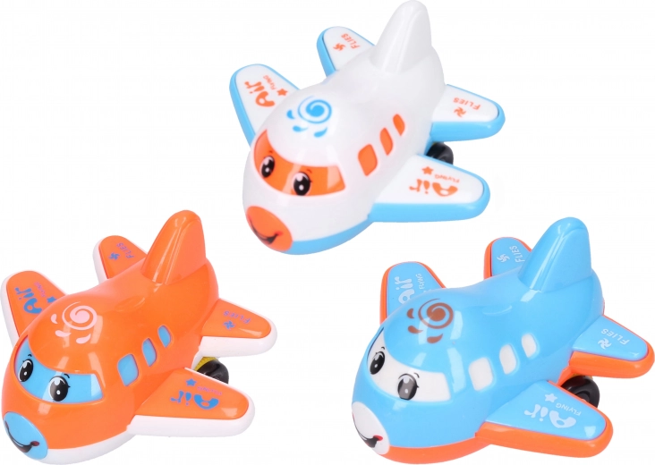 Set di aerei a retrocarica 3 pz 9 cm