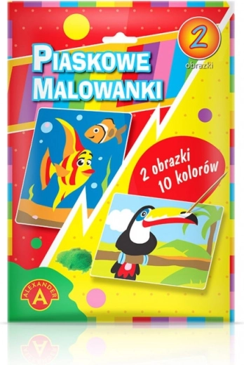 Quadro di sabbia Pesciolino Tucano – set creativo per bambini