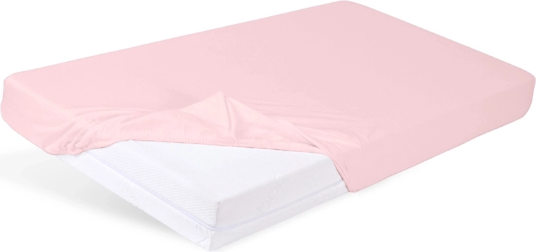 BabyMatex lenzuolo jersey con angoli per lettino 60 × 120 cm rosa antico