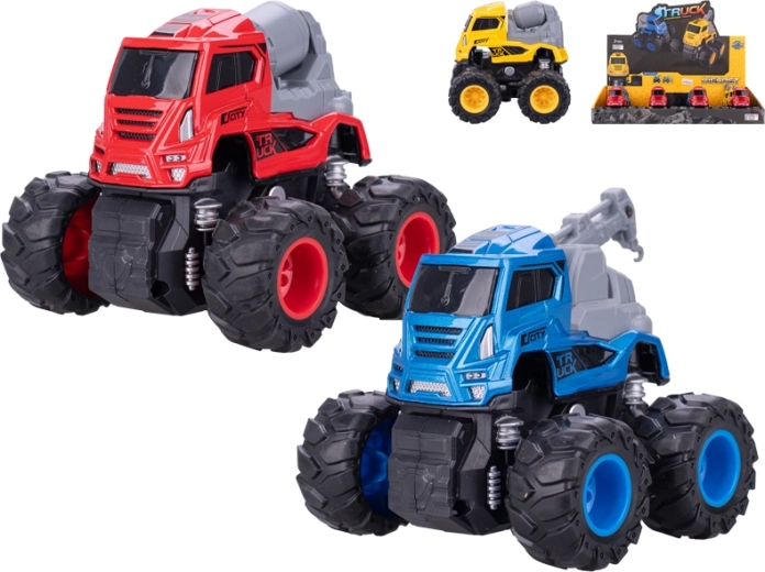 Camion metallico 9 cm a retrocarica