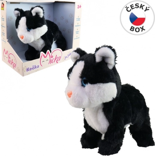 Gatto Micka con reazione sonora 26 cm