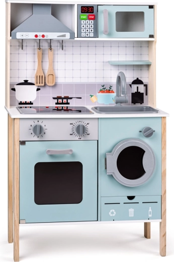 Cucina giocattolo Dakota in legno con luci, suoni e raccolta differenziata