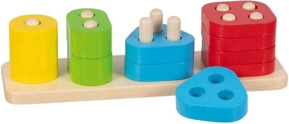 Goki gioco motorico in legno – colori e forme
