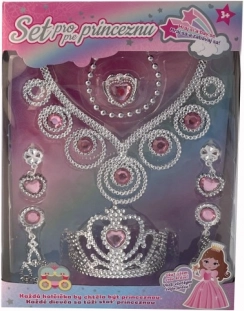 Set da principessa: corona, orecchini e collana