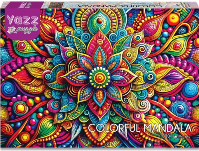 Puzzle YAZZ mandala colorata da 1000 pezzi